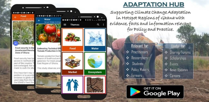 Adaptation Hub: using mobile apps to support agriculture and adaptation planning in semi-arid Ghana