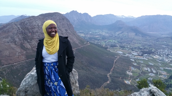 Rabiatu Abass in Franschhoek