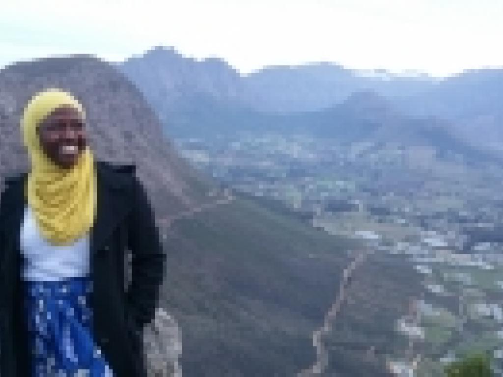 Rabiatu Abass in Franschhoek