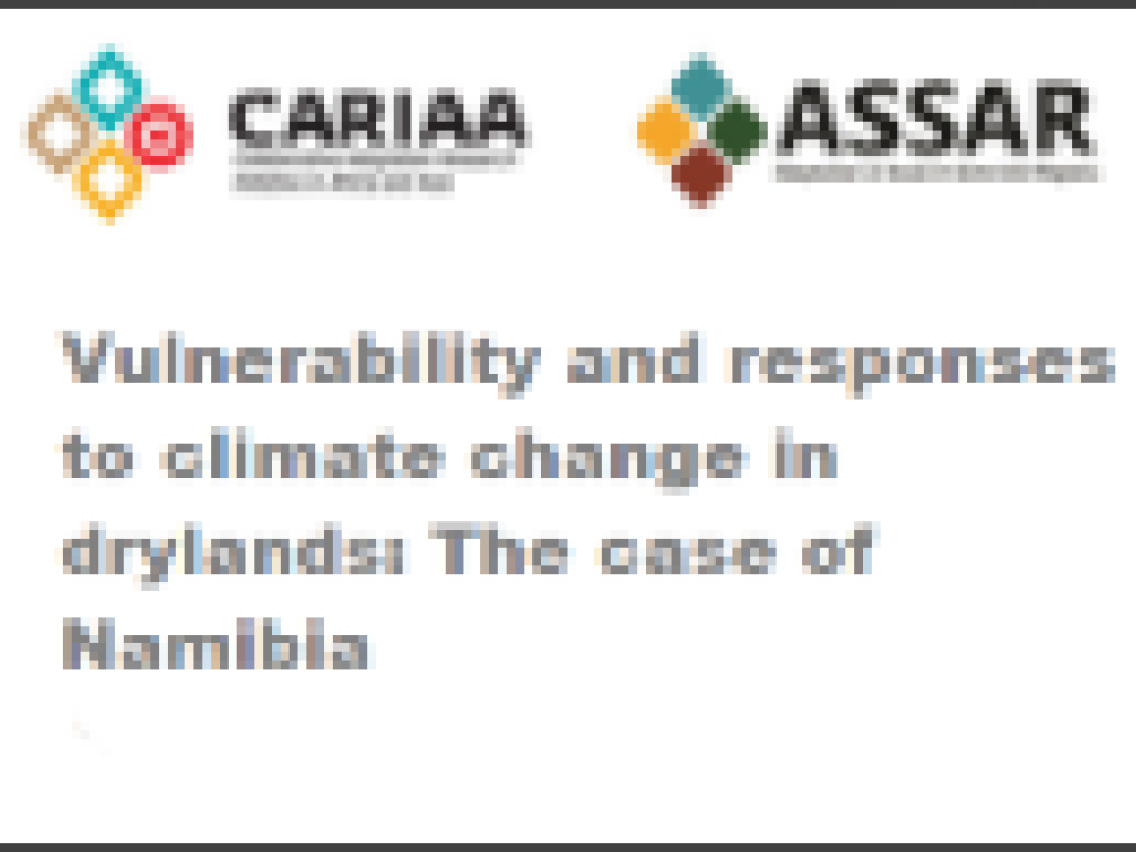 Vulnerability and responses to climate change in drylands: The case of Namibia